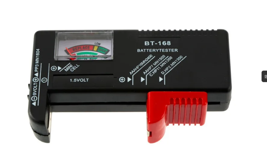 Прибор для измерения указателя AA AAA coin cell 9 v battery tester/multi-function electric measurement