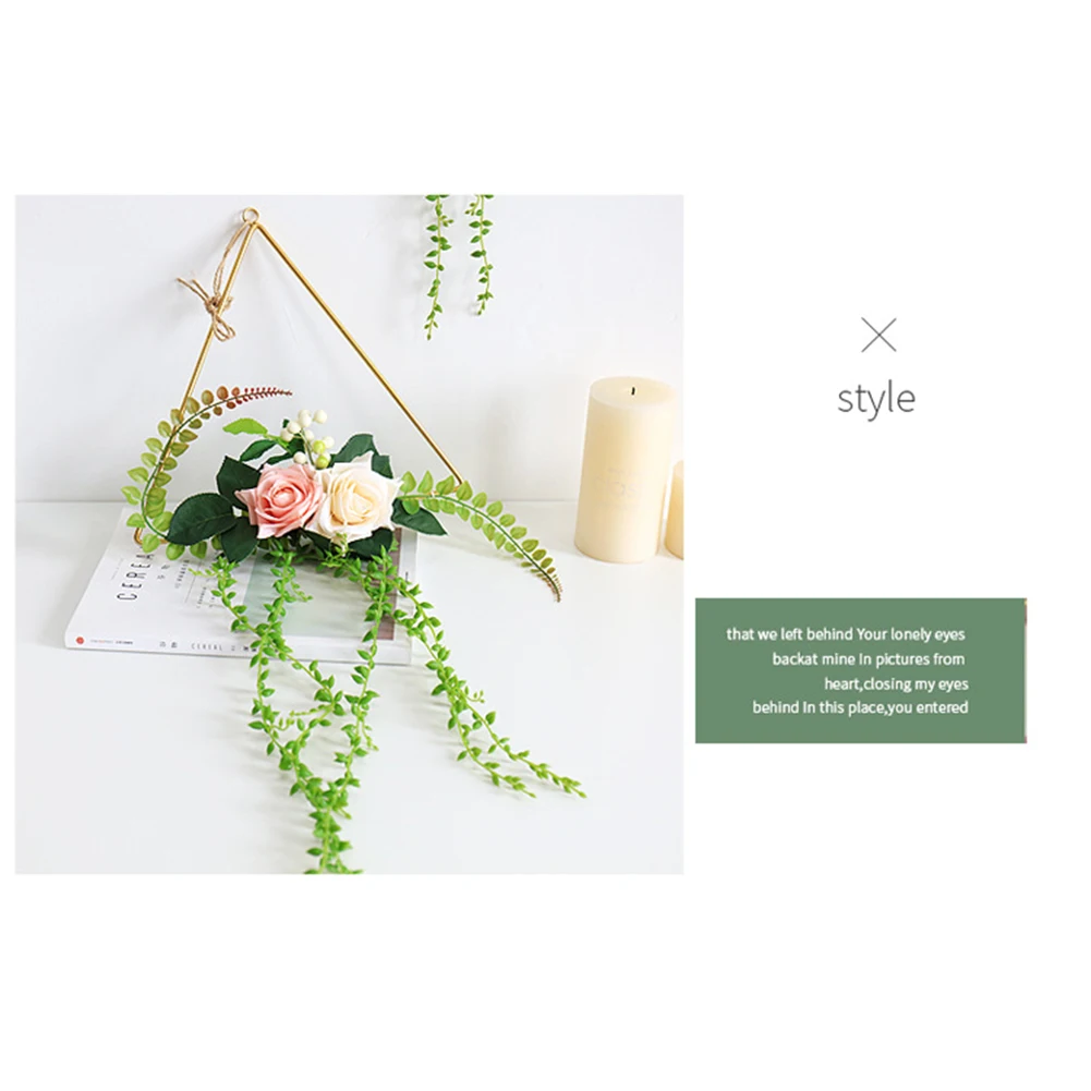 

New Wall Hanging Nordic Style Wall Plug Handmade Artificial Flower Party Decoration Wedding Flower Decoration Wrought