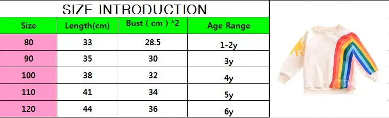 Футболка с радугой для маленьких мальчиков и девочек, топы, свитер с кисточка и длинными рукавами, футболки, Детский свитер с радугой