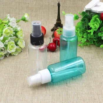 

Wholesale 80ml 50pcs spray Transparent refillable bottle Perfume Atomizer Spray Bottles Small Empty Bottle free shipping