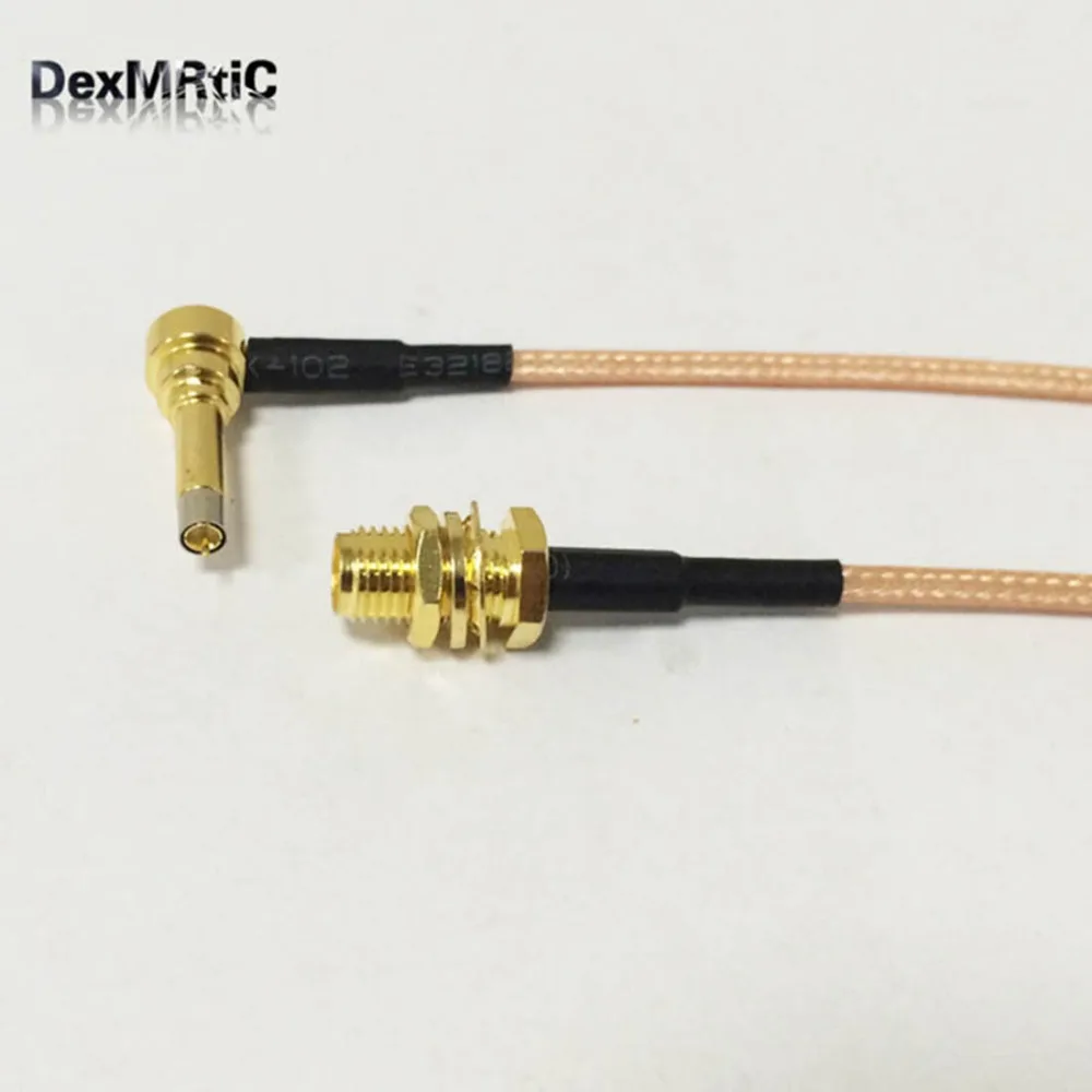 1 шт. Новый RF Coax Pigtail SMA разъем к коннектору MS156 RG316 коаксиальный кабель адаптер для