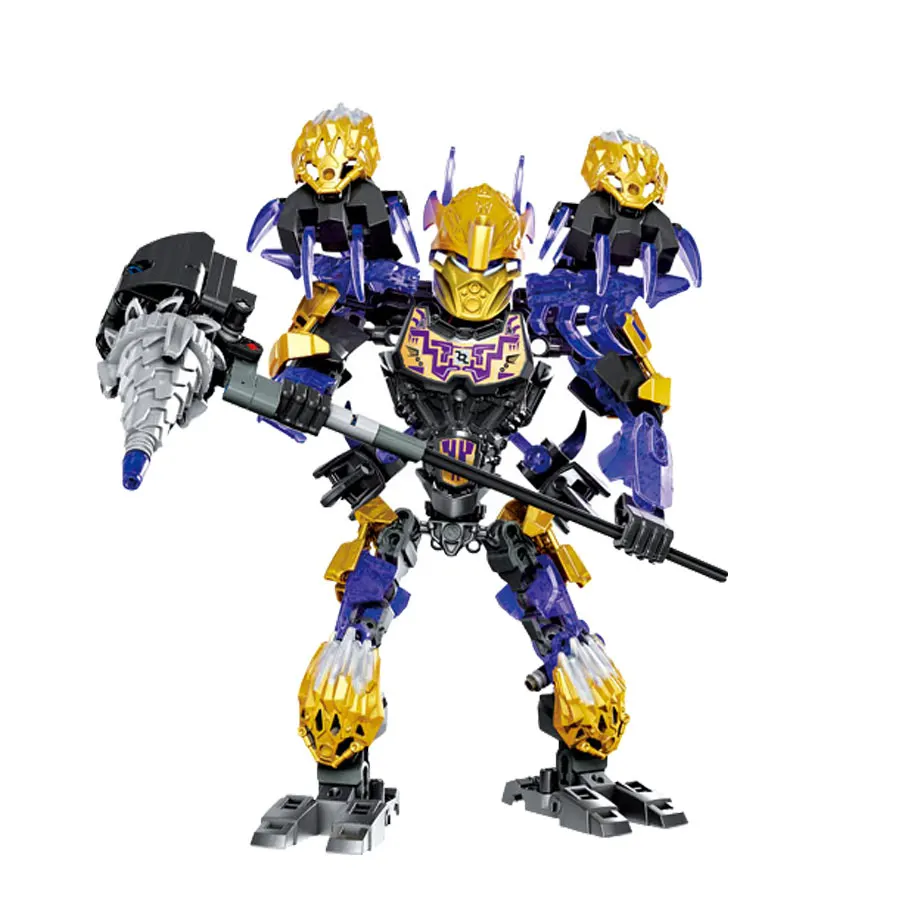 Reedcall 217 шт. набор для строительства Bionicle Onua и Terak Unity строительные игрушки