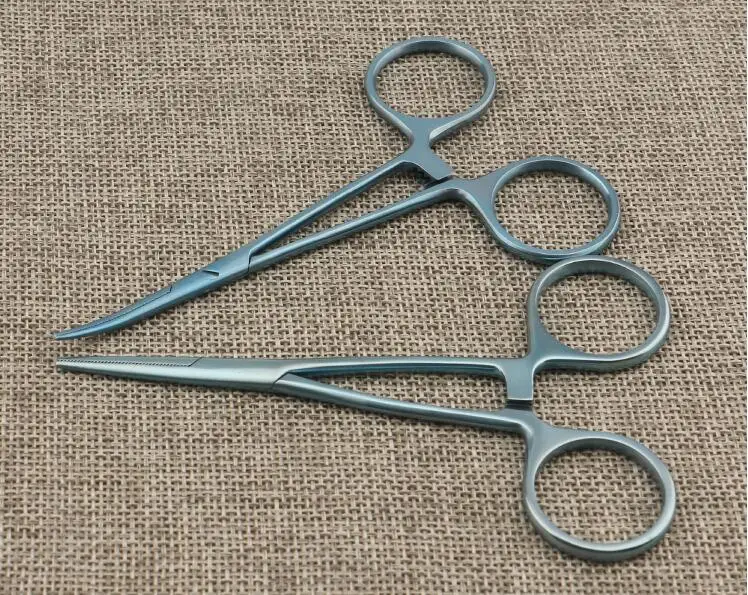 Офтальмологическая Татуировка hemostat Двойной век хирургический инструмент устройство из титанового сплава гемостаз 10,5 см