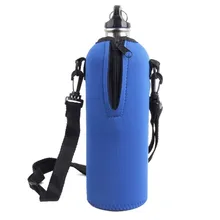 1pcs Outdoor Neoprene Sport Water Bottle Insulator Sleeve bag Carrier with Removable Straps