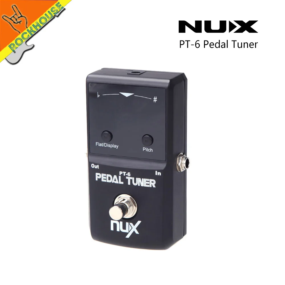 NUX Guitar Pedal Tuner Bass Pedal Tuner Pedal with Flat Tuning High Sensitivity Color LED Screen True Bypass Free Shipping NUX Guitar Pedal Tuner Bass Pedal Tuner Pedal with Flat Tuning High Sensitivity Color LED Screen True Bypass Free Shipping
