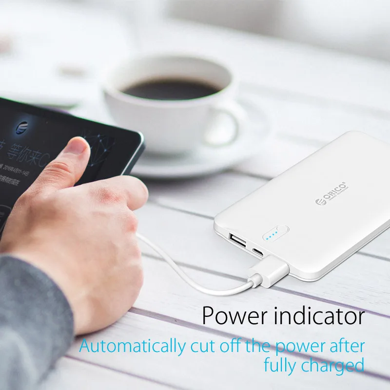 ORICO D5000 Power Bank 5000mAh Scharge Polymer Power Bank Power Battery External Universal Charger for cellphone ORICO D5000 Power Bank 5000mAh Scharge Polymer Power Bank Power Battery External Universal Charger for cellphone