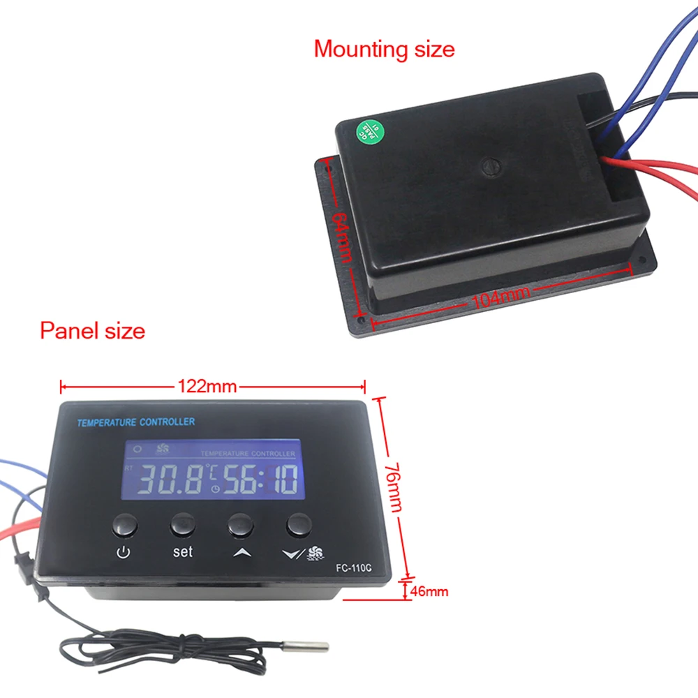 Lcd сауна цифровой термостат парная комната контроль температуры Лер регулятор панель управления с таймером функция обратного отсчета времени