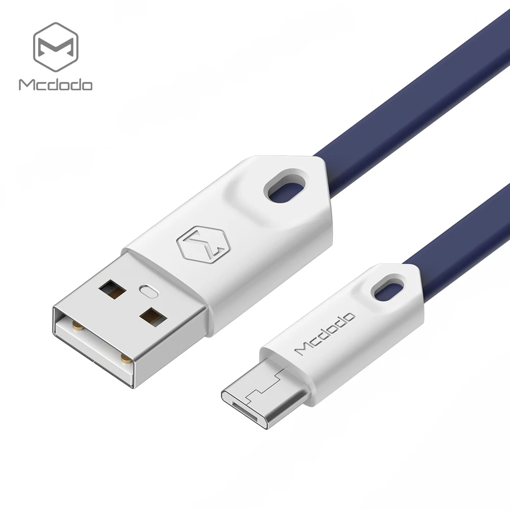 Mcdodo Micro USB Cable de carga rápida Android Cable de datos USB 0,25 m 1 M 5 V 2.4A para Samsung HTC HUAWEI Xiaomi cable de teléfono móvil