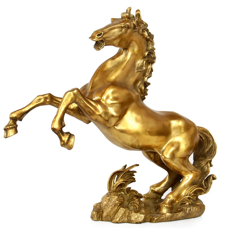 Copper horse Zodiac bronze horse decoration decoration home feng shui