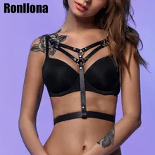 Сексуальные кожаные ремни женское нижнее белье подвязки бондаж из ремней клетка ремни бюстгальтер Подвязки Пояс регулируемые женские ремни для нижнего белья фетиш