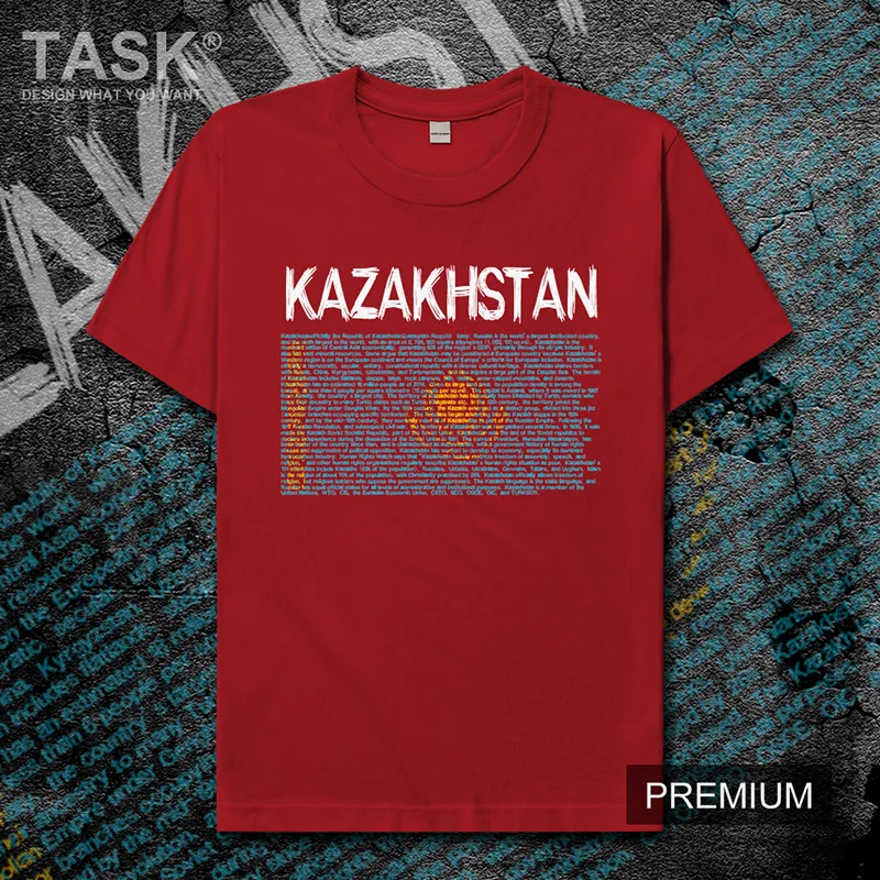 Kazakhan Kazakhstani KAZ Мужская футболка Новые Топы одежда с короткими рукавами Толстовка