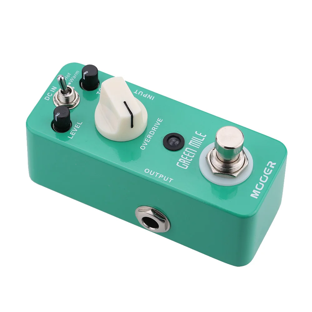 Mooer Green Mile Micro Mini Overdrive педаль эффектов для электрогитары True Bypass