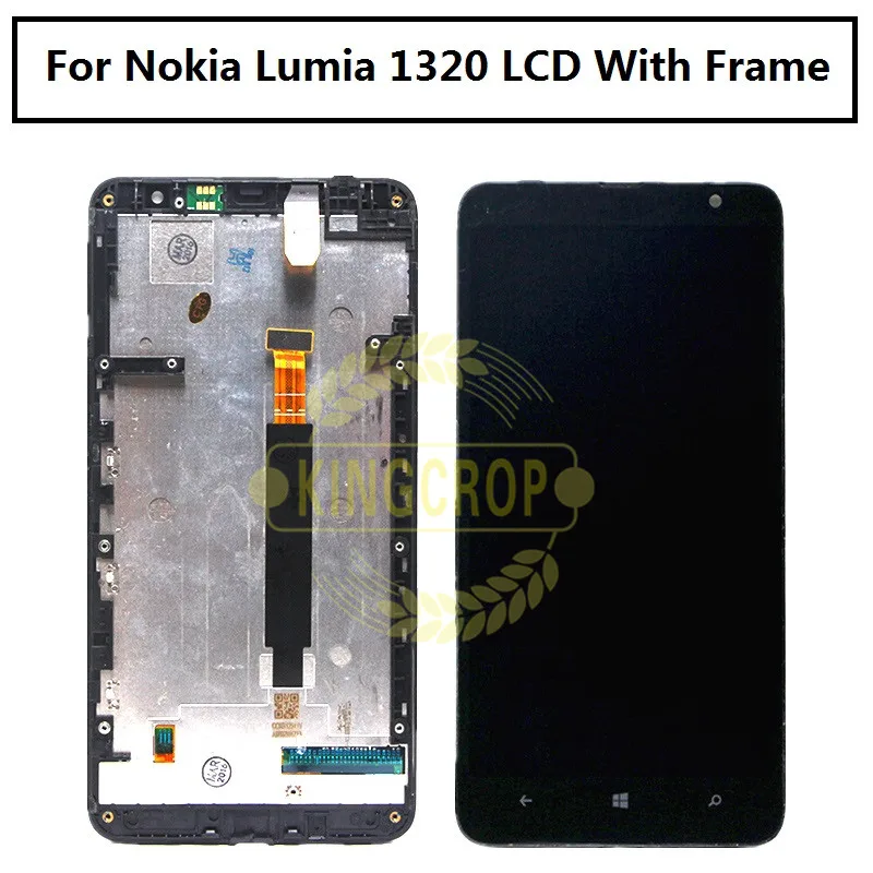6 0 '񟡰x720 для Nokia Lumia 1320 ЖК сенсорный экран с рамкой дисплей дигитайзер в сборе