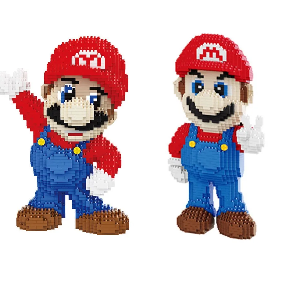 

Assemble Cartoon Figure Super Marioed Model Building Blocks Toys Educational Model Bricks Toys for children Gifts