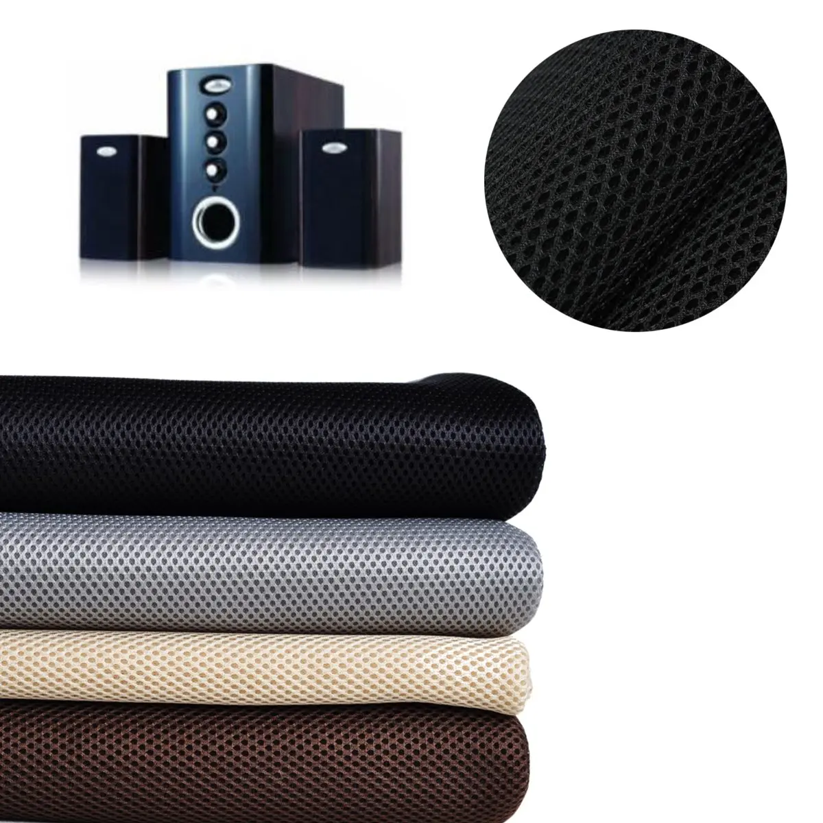 LEORY Speaker Grill Cloth Stereo Gille Fabric Speaker Mesh Cloth Color