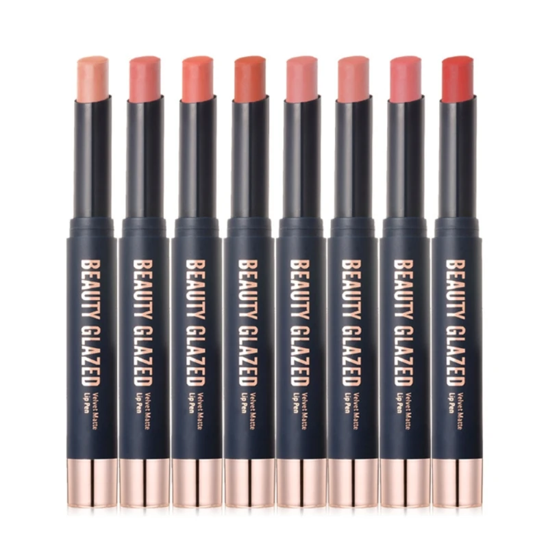 

1pc Professional 8 Colors Cosmetics Long Lasting Matte Lipstick Pigment Waterproof Brand Matte Matte Lipstick Makeup Lipstick