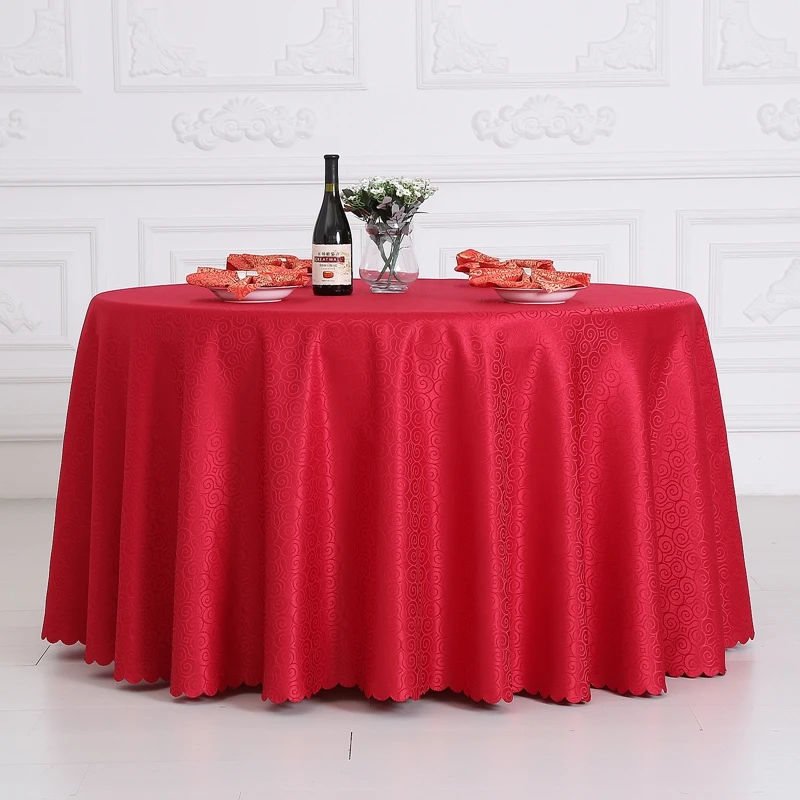 

Kind Cloud Styles Western Restaurant Feast Tablecloth Round Rectangle Square New Year's Table Cloths Round For Sale
