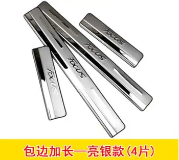 

stainless steel auto door frame wear plate sill for ford focus 2012-2018