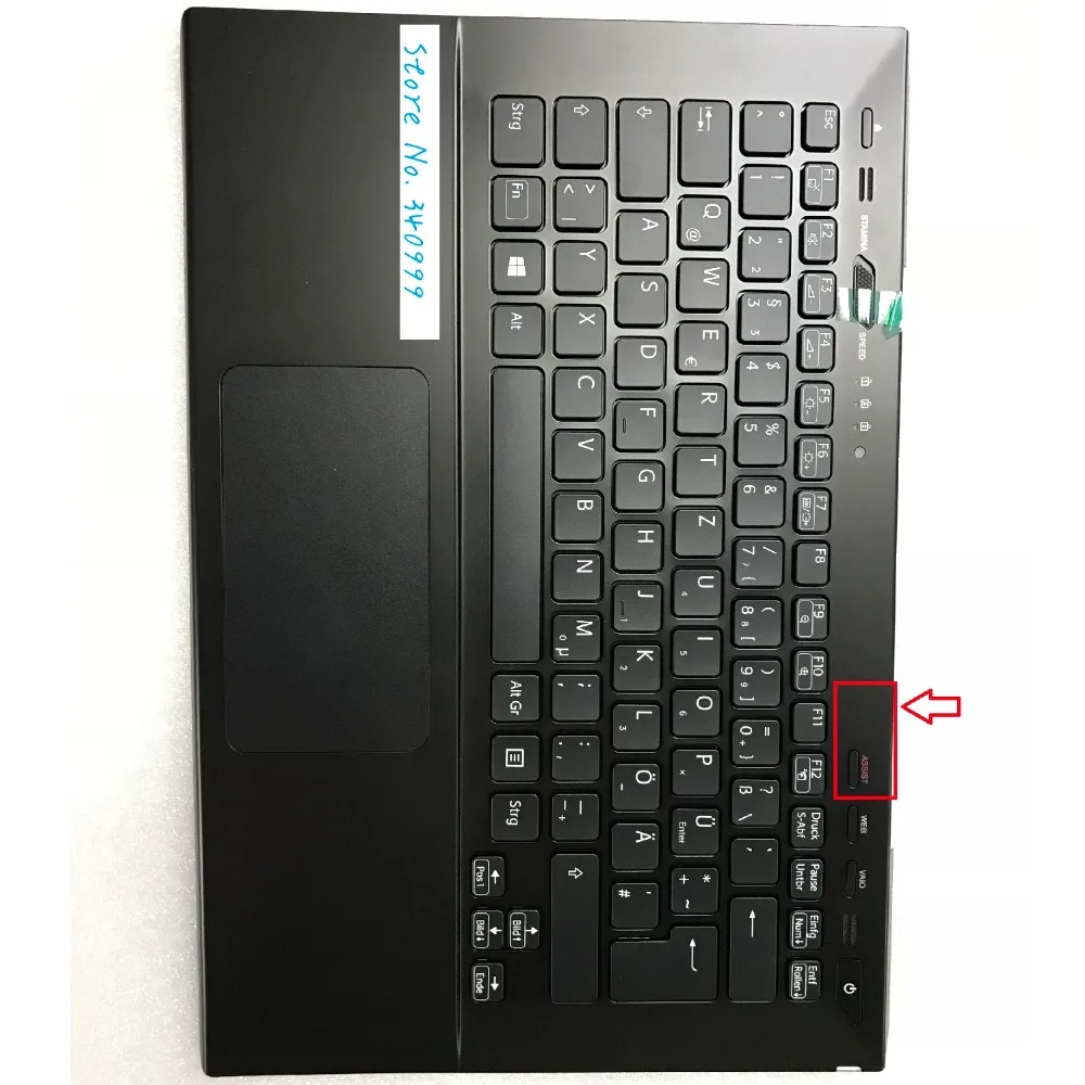 Tastatur для sony Vaio SVS13AA11M SVS13A1C5E SVS1313A4E SVS131E22M чехол с подсветкой немецкая клавиатура