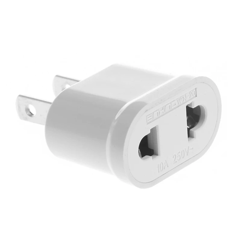 

EU Female To US Male AC Power Plug Converter Worldwide Travel Charger Adapter