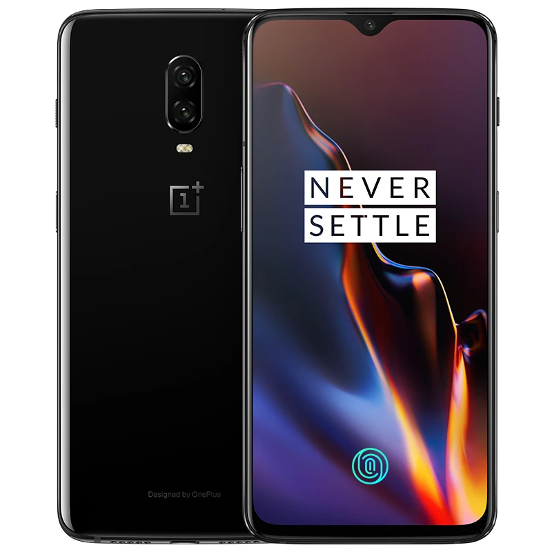 Оригинальный мобильный телефон Oneplus 6 T 128 Гб на дисплее сканер отпечатка пальца