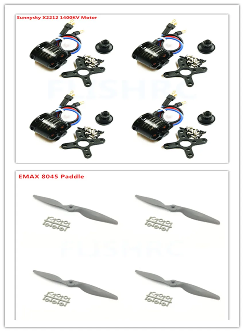 (4Pieces/Lot) Sunnysky X2212 1400KV Brushless Motor with 8045 Paddle for RC Quadcopter Multicopter (4Pieces/Lot) Sunnysky X2212 1400KV Brushless Motor with 8045 Paddle for RC Quadcopter Multicopter
