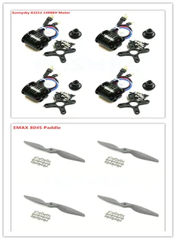 

(4Pieces/Lot) Sunnysky X2212 1400KV Brushless Motor with 8045 Paddle for RC Quadcopter Multicopter