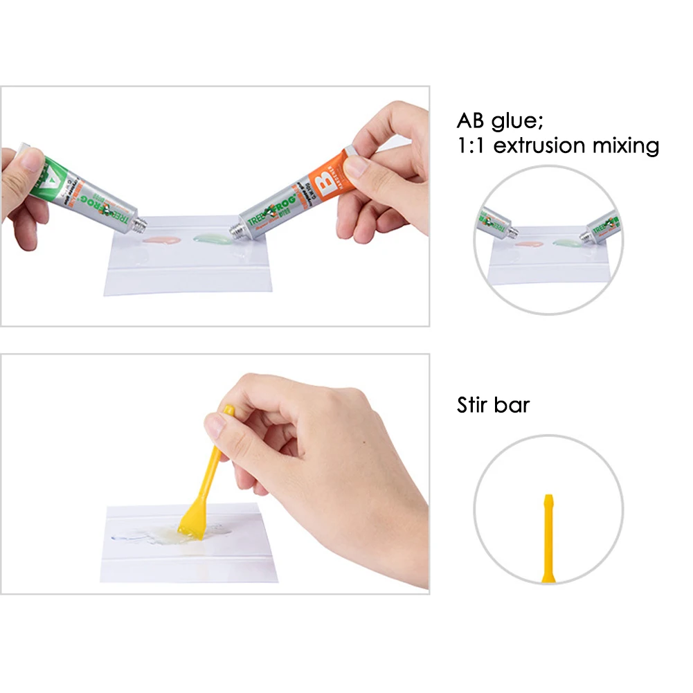 Супер клей AB высокая производительность AB Клей Moto склеивания ремонт специальных инструментов самоклеящийся акриловый смазка клей AB