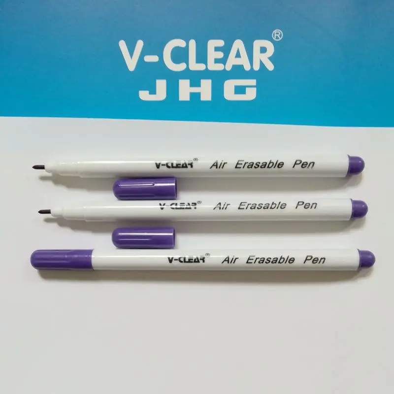 VCLEAR 3 шт. фиолетовая воздушная стираемая ручка с автоматическими чернилами для