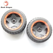 King Motor Baja On Road tire front completed set for HPI BAJA 5B Parts Rovan