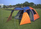 Best Price as low as $126.06 Ultra-large 5 people 2 room family bivvy tent with front and back canopy big Camping tents Double Layer large tente
