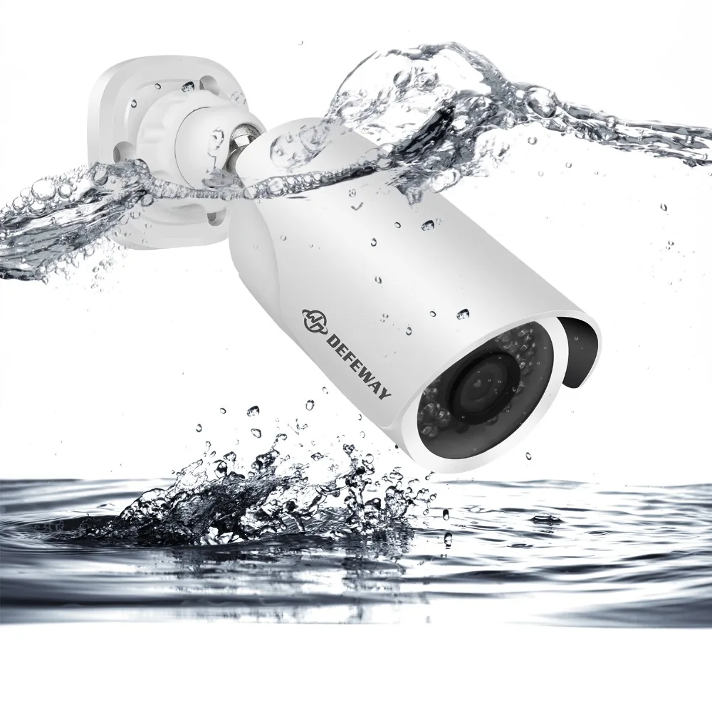 Система видеонаблюдения DEFEWAY HD 1080P 8 каналов DVR шт. 2 МП ИК P2P|video surveillance kit|surveillance