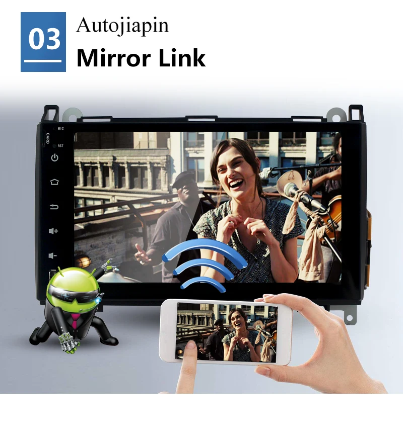 Discount AUTOJIAPIN 10.25" Eight Core Android 8.0 2G RAM 1024*600 Car GPS navigation For Mercedes Benz GLC260/C200L/GLA 2015-2018 5