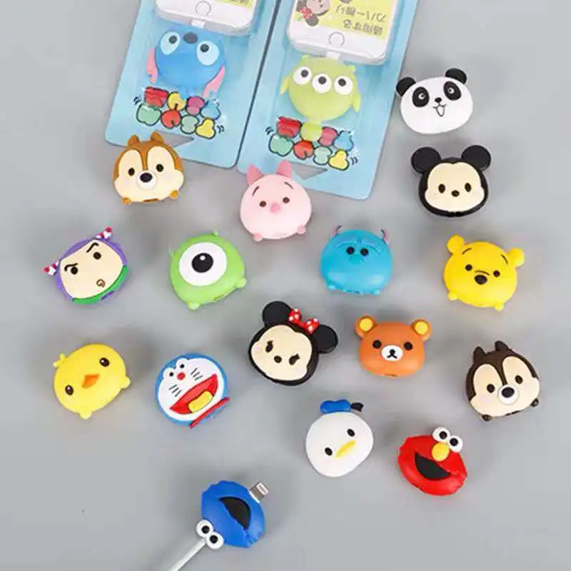 

Wholesale Cartoon Protector Cable Cord Saver Cover For iPhone 8 Plus 4 4S 5 5S 6 6S 7 X Xs Max XR For Funda iPhone 7 Plus case