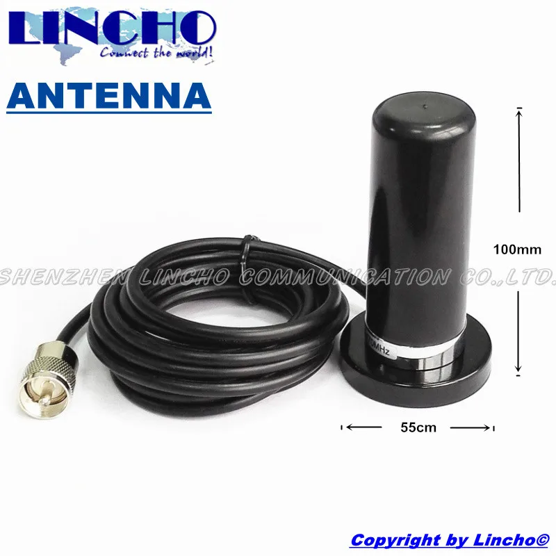 new uhf vhf 144/430MHz dual band car radio walkie talkie pcb small magnetic base stubby car antenna PL259 male