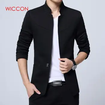 

2020 New Blazer Men Jackets Male Stand Collar Male Blazers Slim Fit Mens Blazer black Jacket Men Plus Size Spring Wear