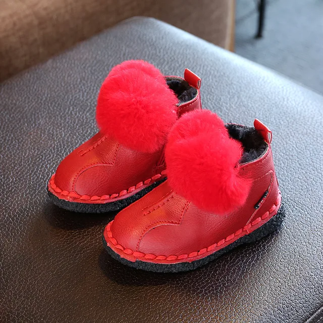 Children Snow Boots Baby Girl Winter Flat Shoes Kids Boots Baby Girl