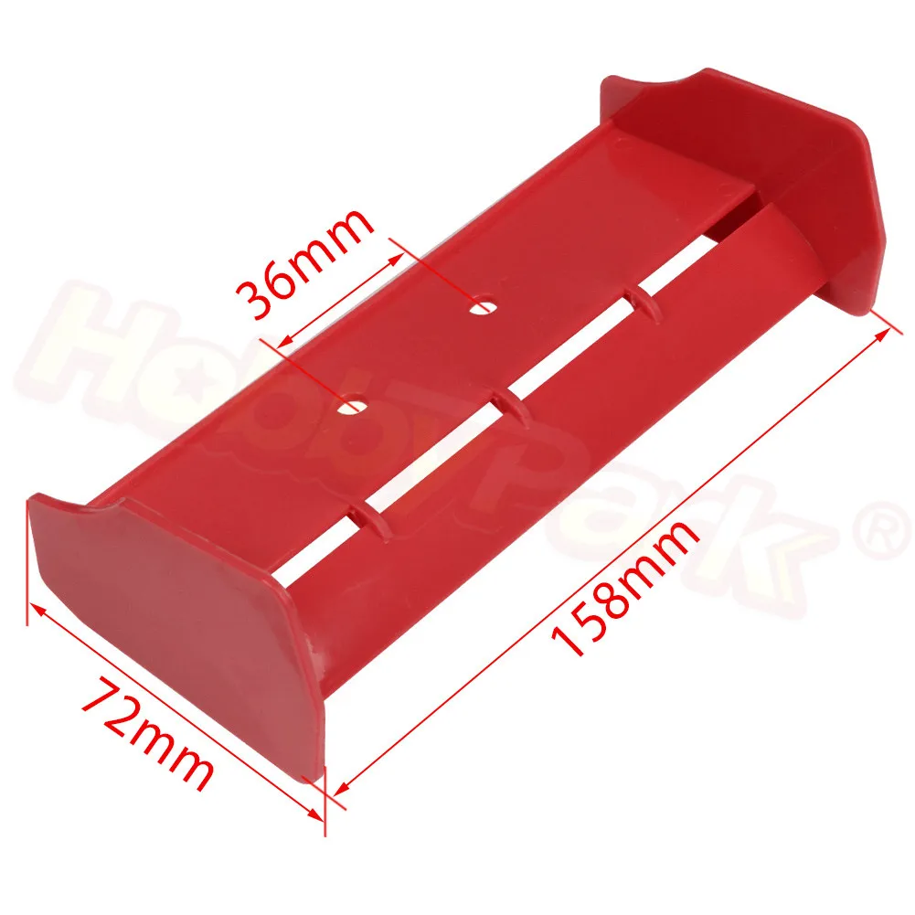 Red 7328 1/10 хвост крыло 06021 для HSP 94106 94107 94166 RC автомобиль Внедорожник Багги утверждает обратной промывки XSTR гонки Redcat ударной волны ударная волна Торнадо S30 - Цвет: Red 7328