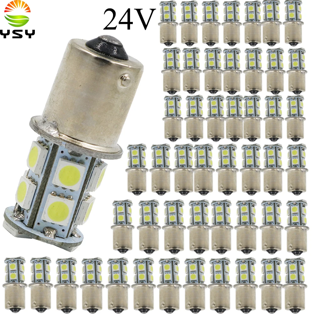 YSY 50X P21W 1156 BA15S 1157 BAY15D 13 Led 5050 Автомобильные светодиодные поворотные сигнальные