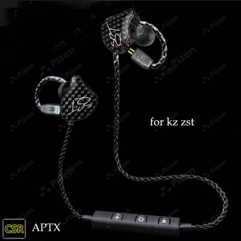 Bluetooth кабель PIZEN BT66 ZST CSR8645 aptx для ED12 zs6 ZS5 ZS10 ES4 mmcx shure SE535 senfer QKZ vk TRN V10 наушники|bluetooth
