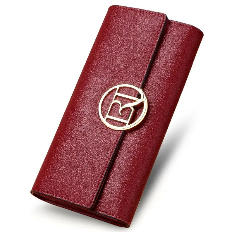

Ladies Wallet Long Leather Handbag Female Money Bag Leather Women Wallets Genuine Leather Long Lady Clutch Girls Purse Purse