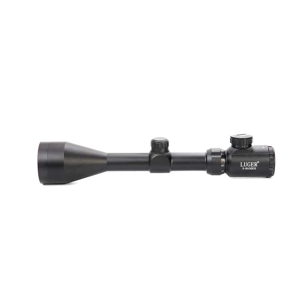 LUGER 3 9X50 оптический прицел красный зеленый горошек с подсветкой наружная съемка