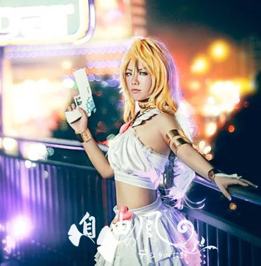 

Panty Angel Uniform Cosplay Costume Halloween Outfit Top+Skirt+Wings Custom-made