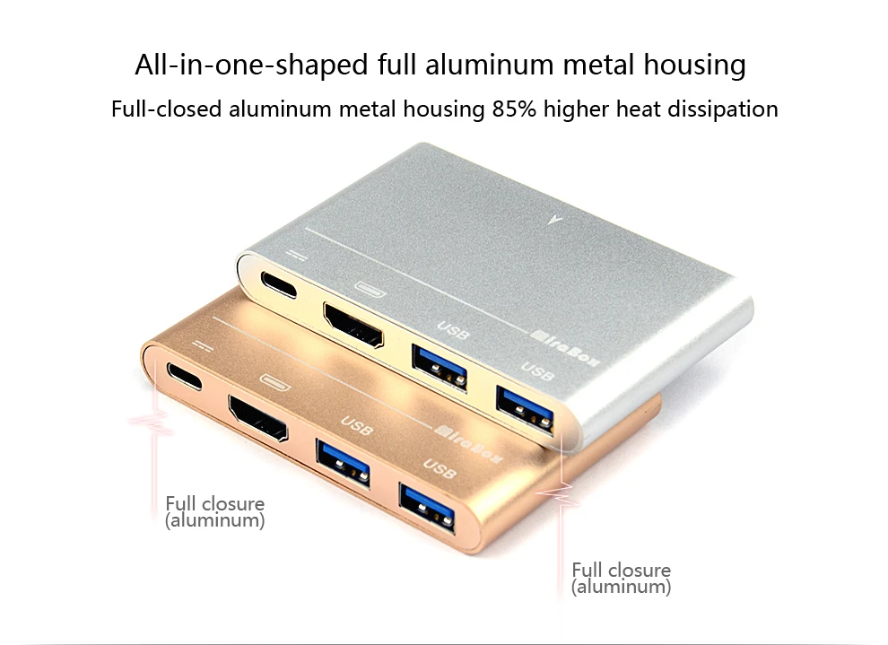 USB-C USB 3,1 type C к HDMI адаптер type C к HDMI/USB концентратор с функцией зарядки DP поддержка 4 K* 2 K съемный