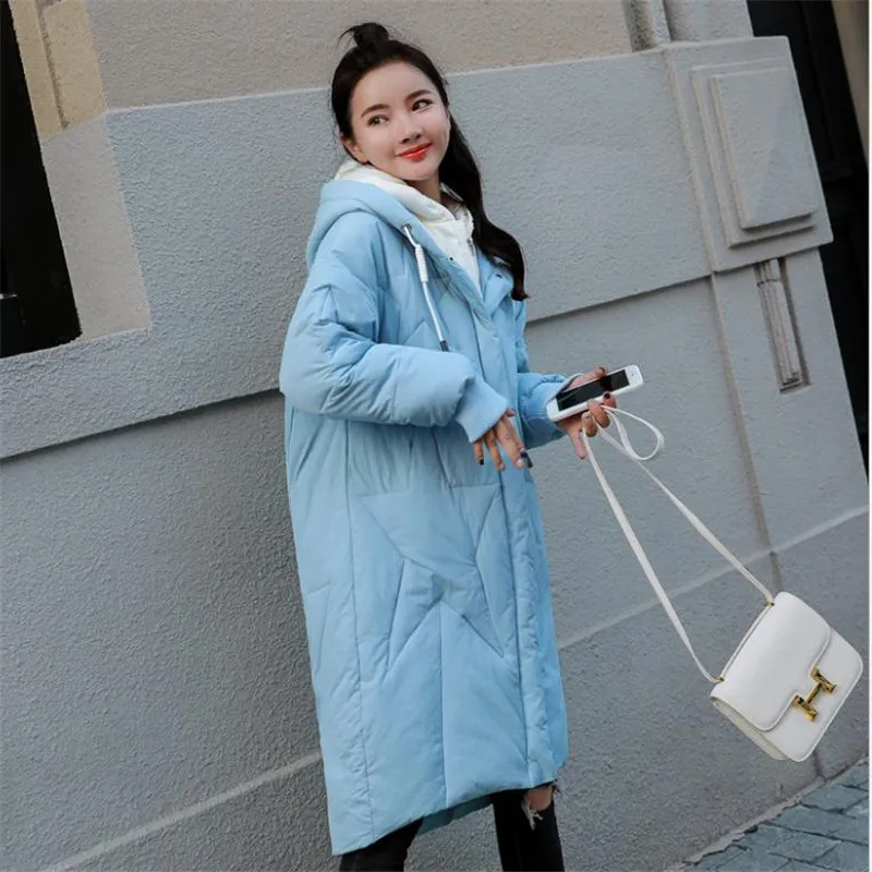 blue Mode yellow Vers Manteaux Le Femmes White long D'hiver Bas 2018 Vestes Ouatée Épaissir black Capuchon Moyen De Beige Lâche Hiver À Bf brick Femalecq2763 red Coton Veste 0PqS4w