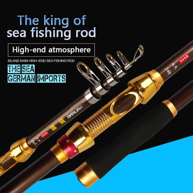 Fly Fishing Rod 2.1M 3.6M Superhard Carbon Portable Telescopic Fishing