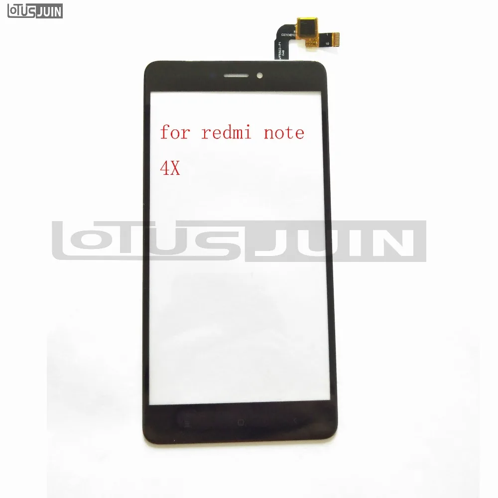 10 шт. сенсорный экран сенсор дигитайзер стекло объектив для Xiaomi Redmi Note 4x передние запасные части