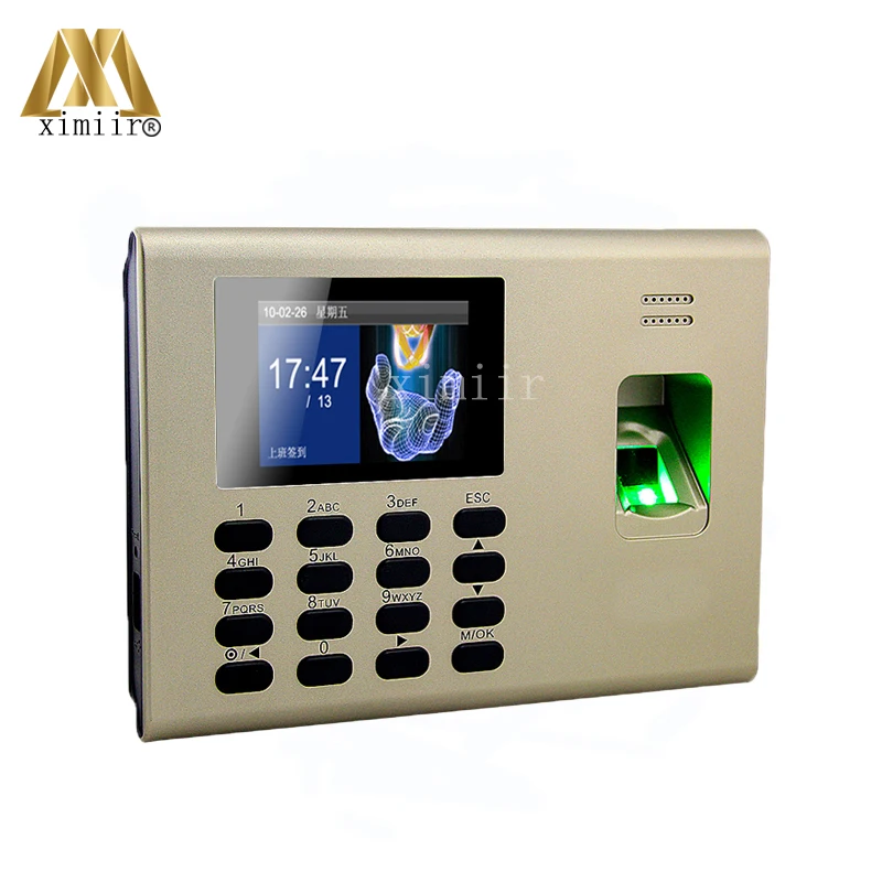 Hot Sale Biometric Time Attendance System K40 With RFID Card And Built-in Battery Time Recording TCP/IP Linux System