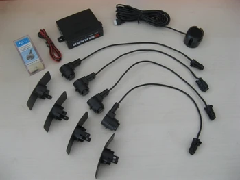 

free shipping brand new 12voltage waterproof 4 original OEM ultrasonic sensor LED display parking sensor