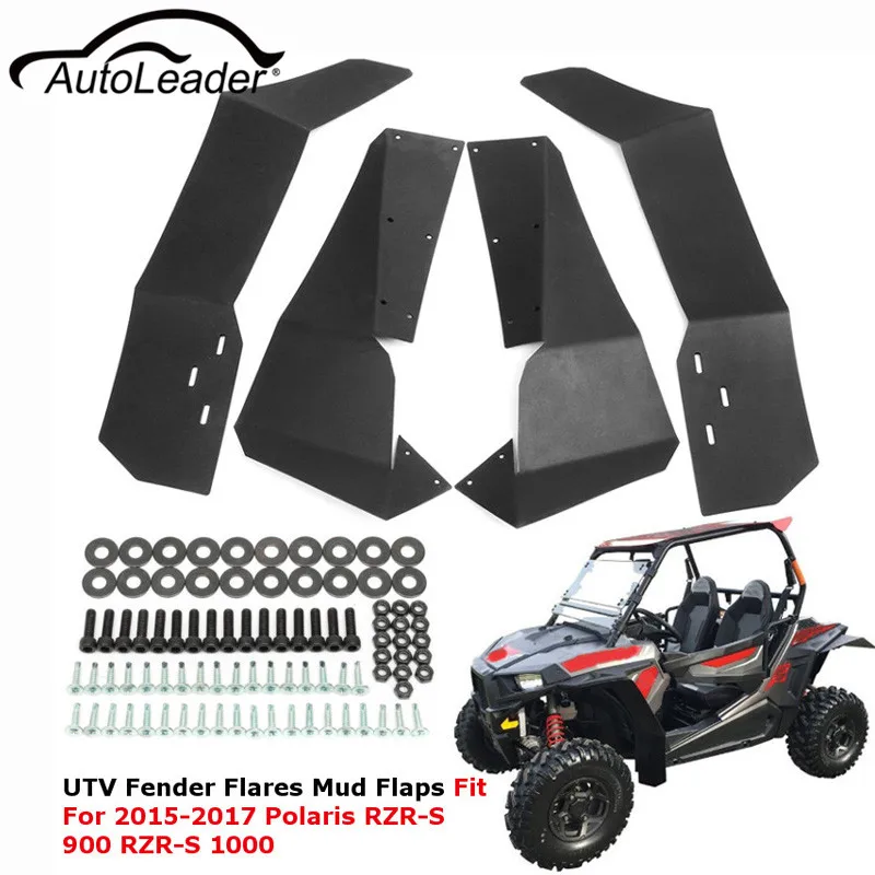 

Autoleader UTV Front Rear For Fender Flares Mud Flaps For Polaris RZR900 RZR1000 2015-2017